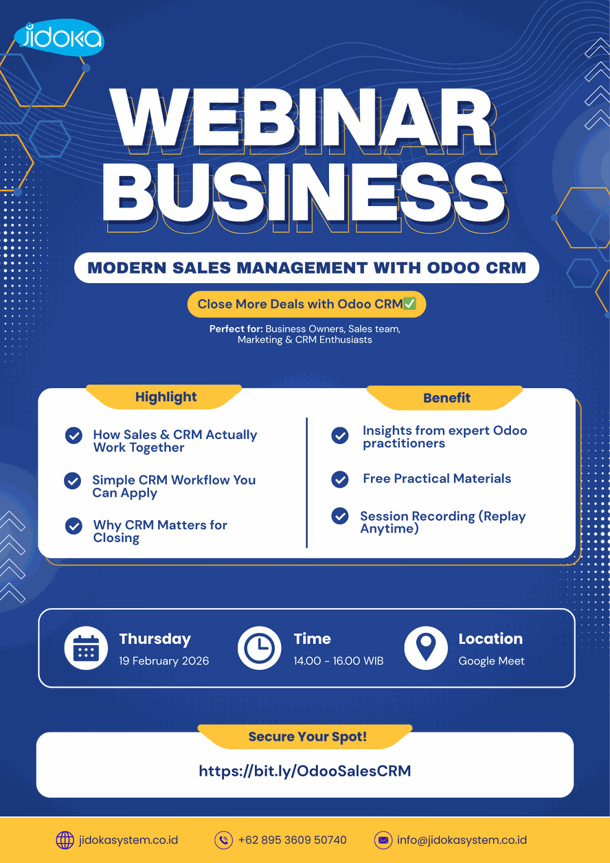 Odoo Website Webinar - Jidoka