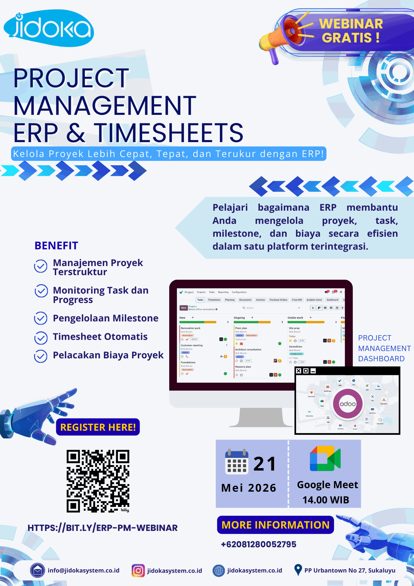 Webinar Odoo - Project Management ERP