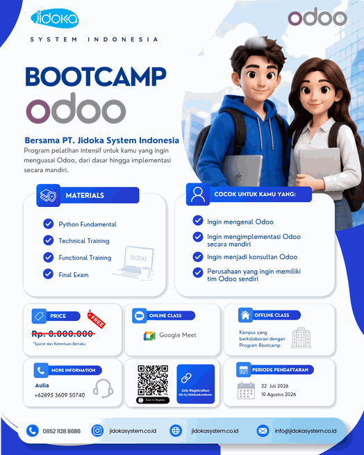 BOOTCAMP ODOO PT.JIDOKA SYSTEM INDONESIA